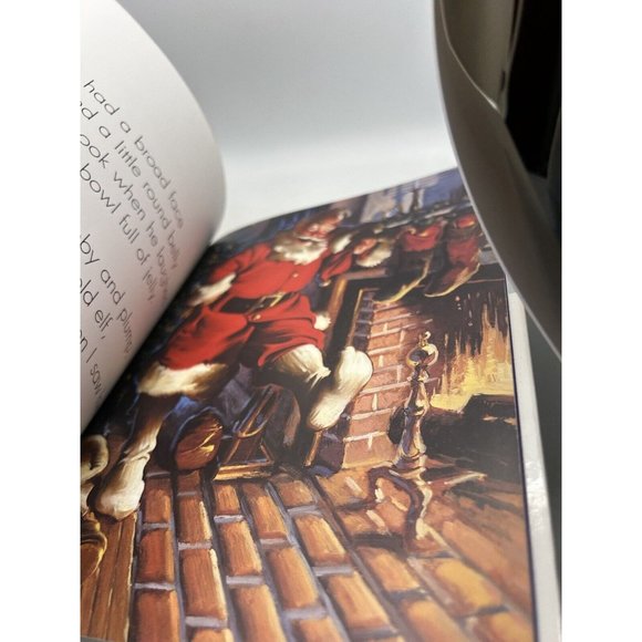 Coca Cola Santa Twas the Night Before Christmas Clement C Moore Book - Picture 9 of 13